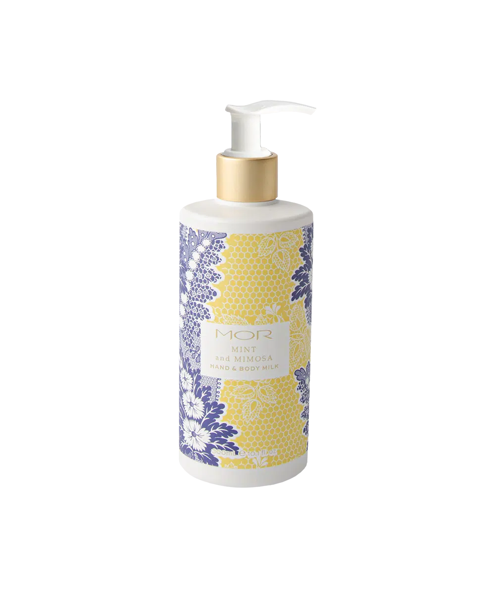 mint and mimosa body lotion