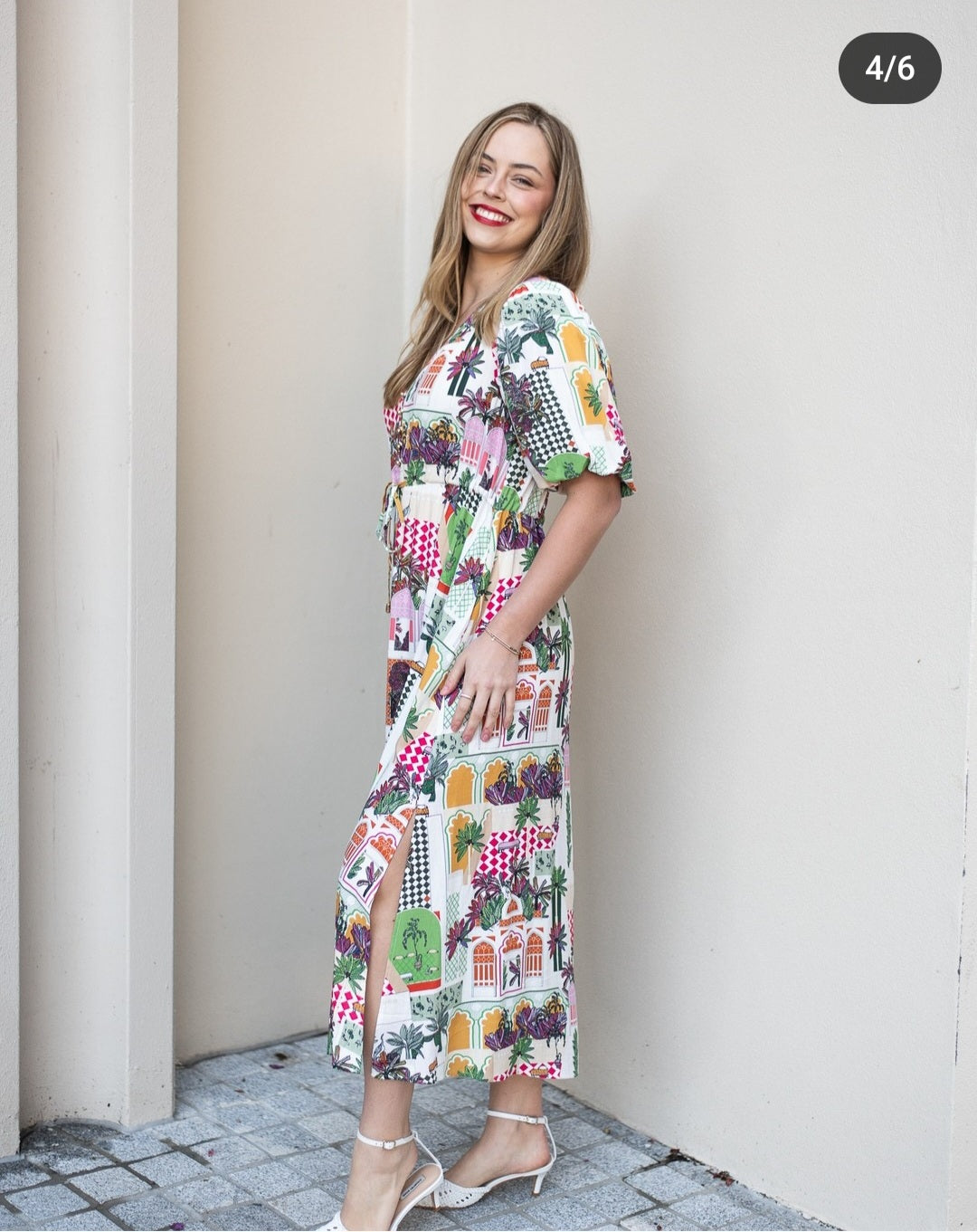 Freya Print Dress