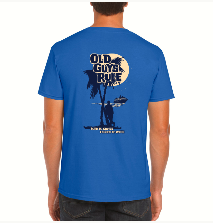 Old guys rule born to cruise tee