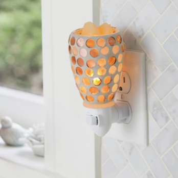 PEARL GLASS PLUG IN WAX WARMER