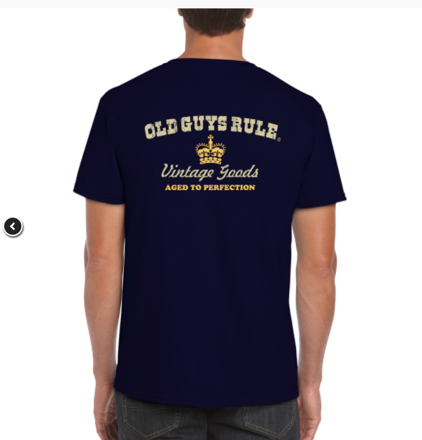 old guys rule tee vintage label