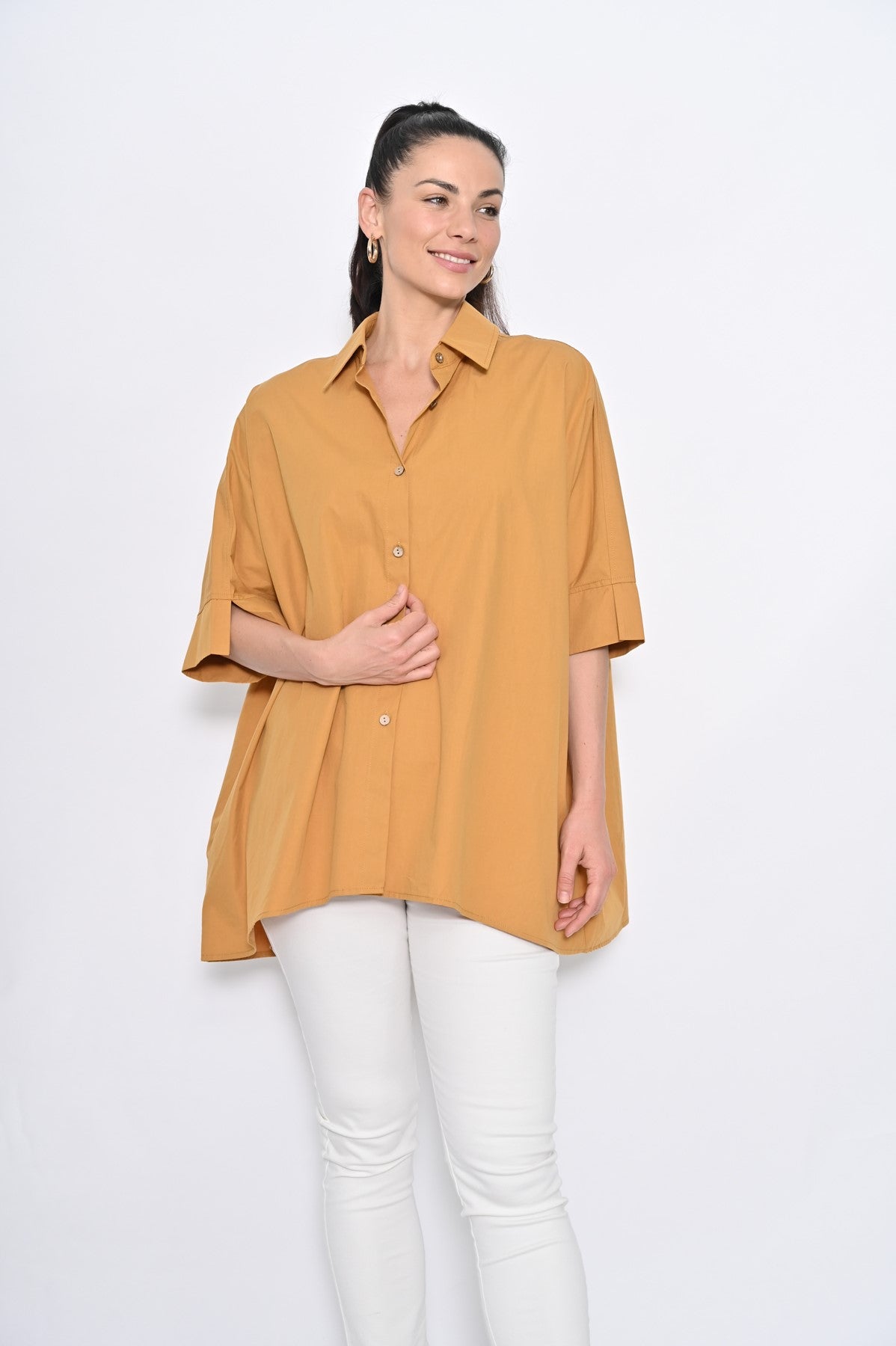 button up oversized shirt