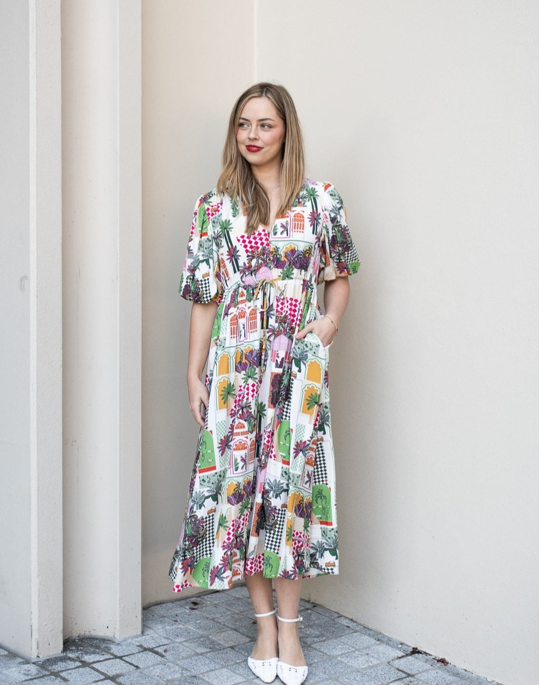 Freya Print Dress