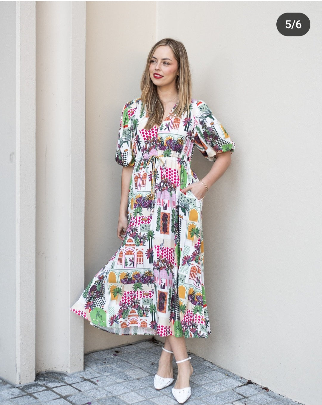 Freya Print Dress
