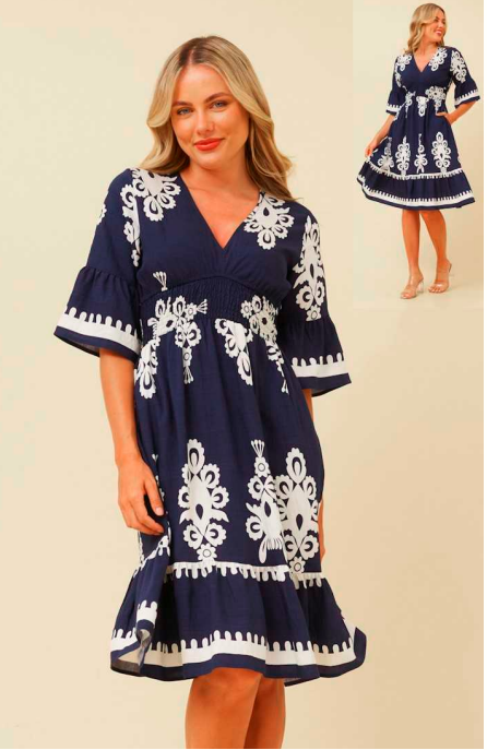 navy sailer dress