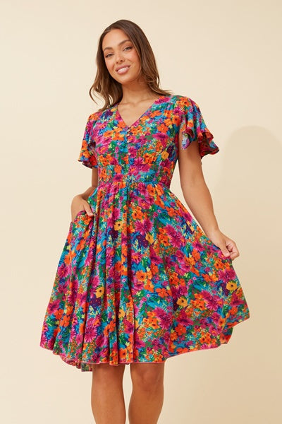 Sandi Floral mini dress