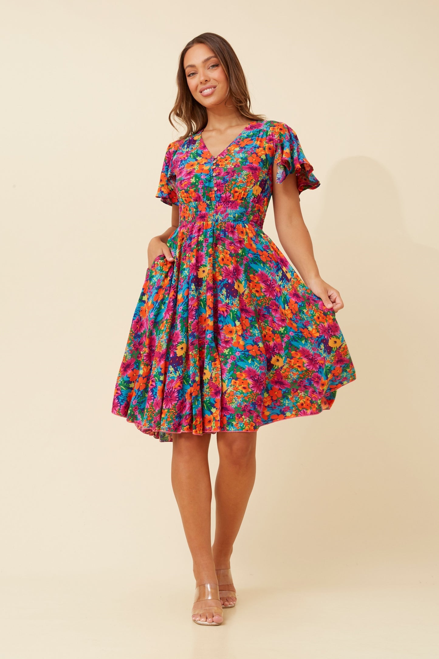 Sandi Floral mini dress