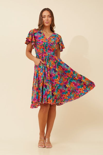 Sandi Floral mini dress