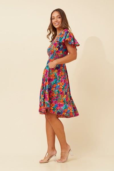 Sandi Floral mini dress