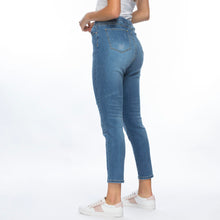 THREADZ PULL ON RIPPED JEANS