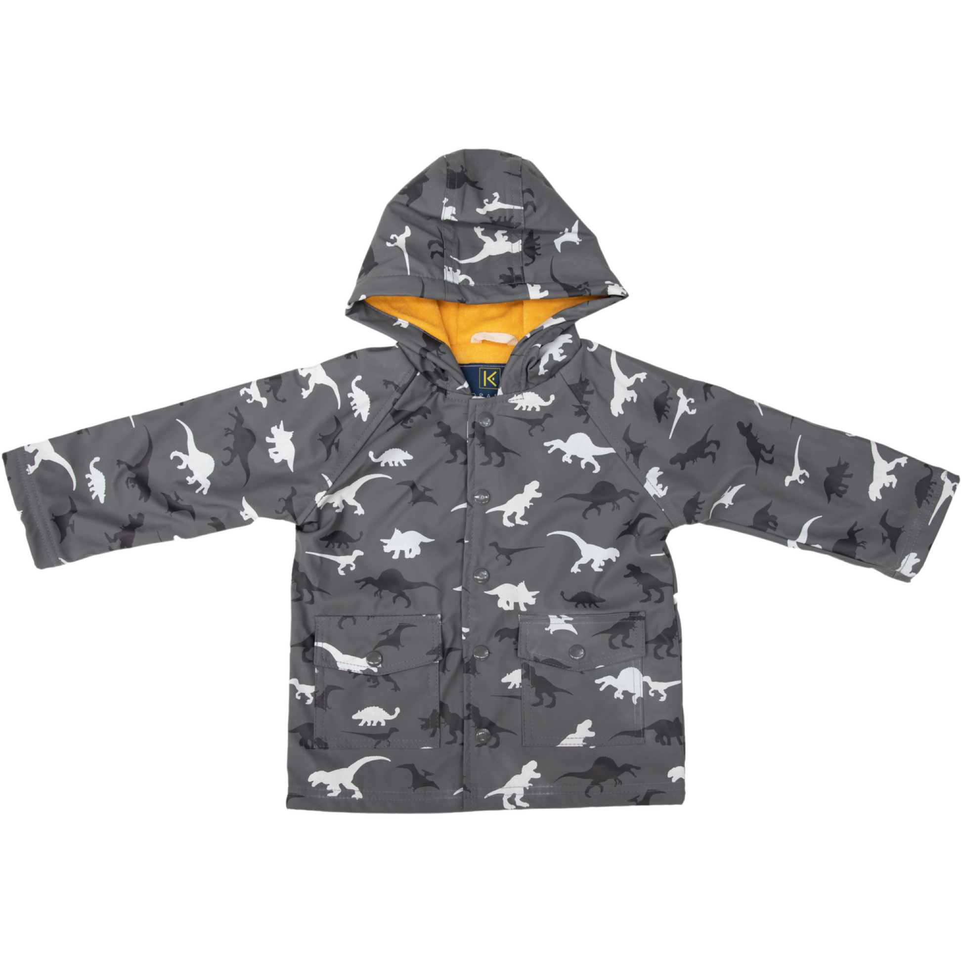 Colour changing kids raincoat