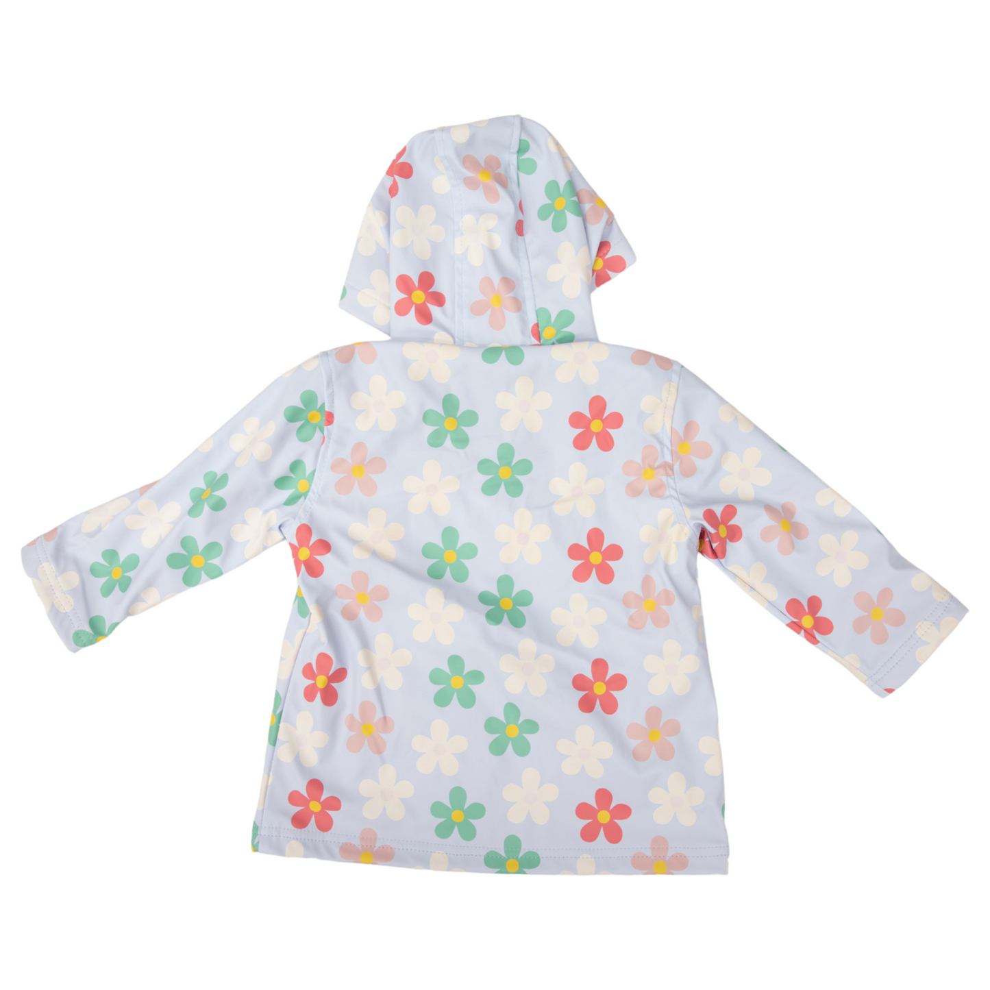 Colour changing kids raincoat