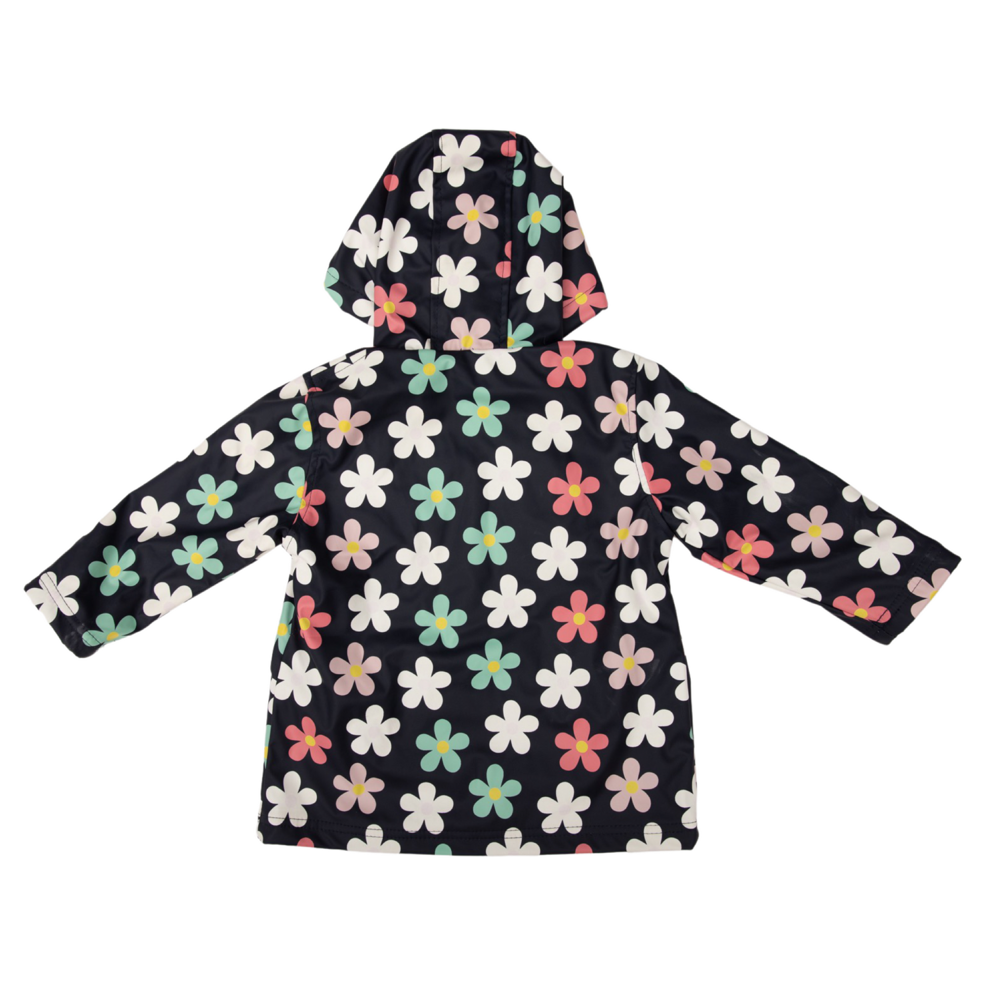 Colour changing kids raincoat