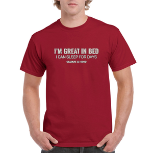 great in bed grumpy is good tees