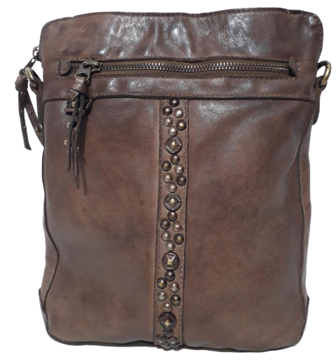 Kelsie cross body leather handbag