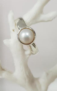 PEARL RING 6MM SIZE 7
