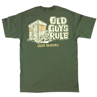 OLD GUYS RULE SHED HAPPENS
