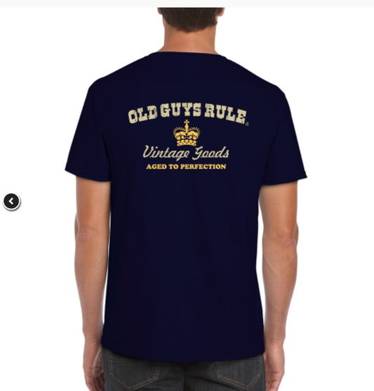old guys rule tee vintage label