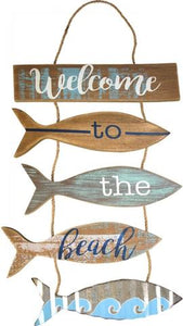HANGING SIGN WELCOME BEACH